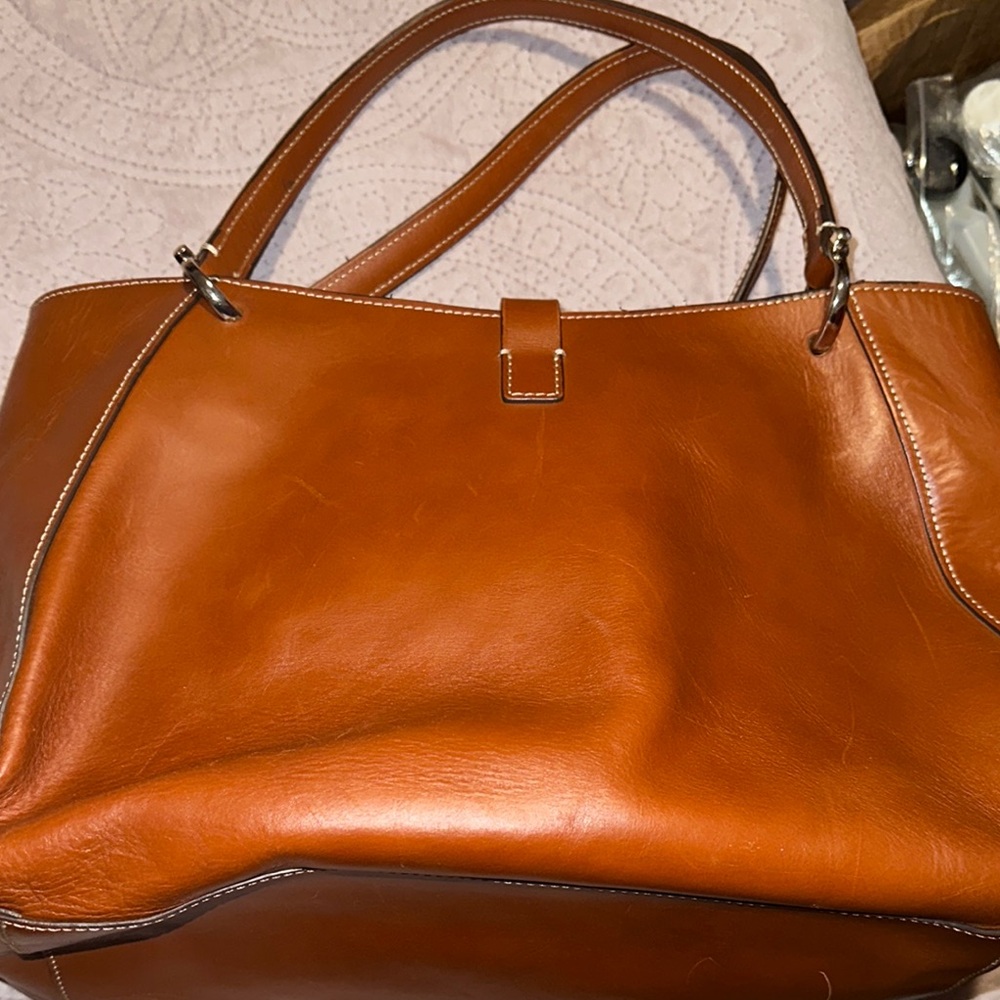 Dooney & Bourke Brown Leather Accessory - Picture 3 of 9